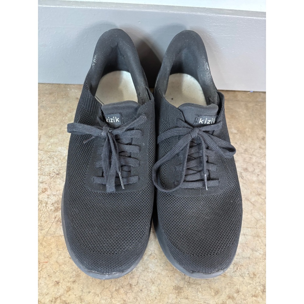 Kizik Athens Black Hands-Free Slip On Sneakers Mens 10.5‎ Wide